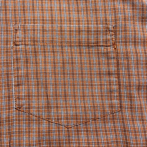 Wrangler Plaid Long Sleeve Button Down Shirt Size XL - Picture 5 of 9